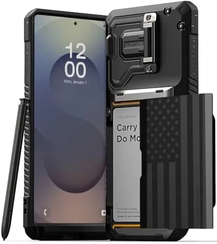 VRS DESIGN Damda Glide DuoGuard for Galaxy S25 Ultra Case (2025) | Card Holder Wallet with Camera Cover thumbnail 1