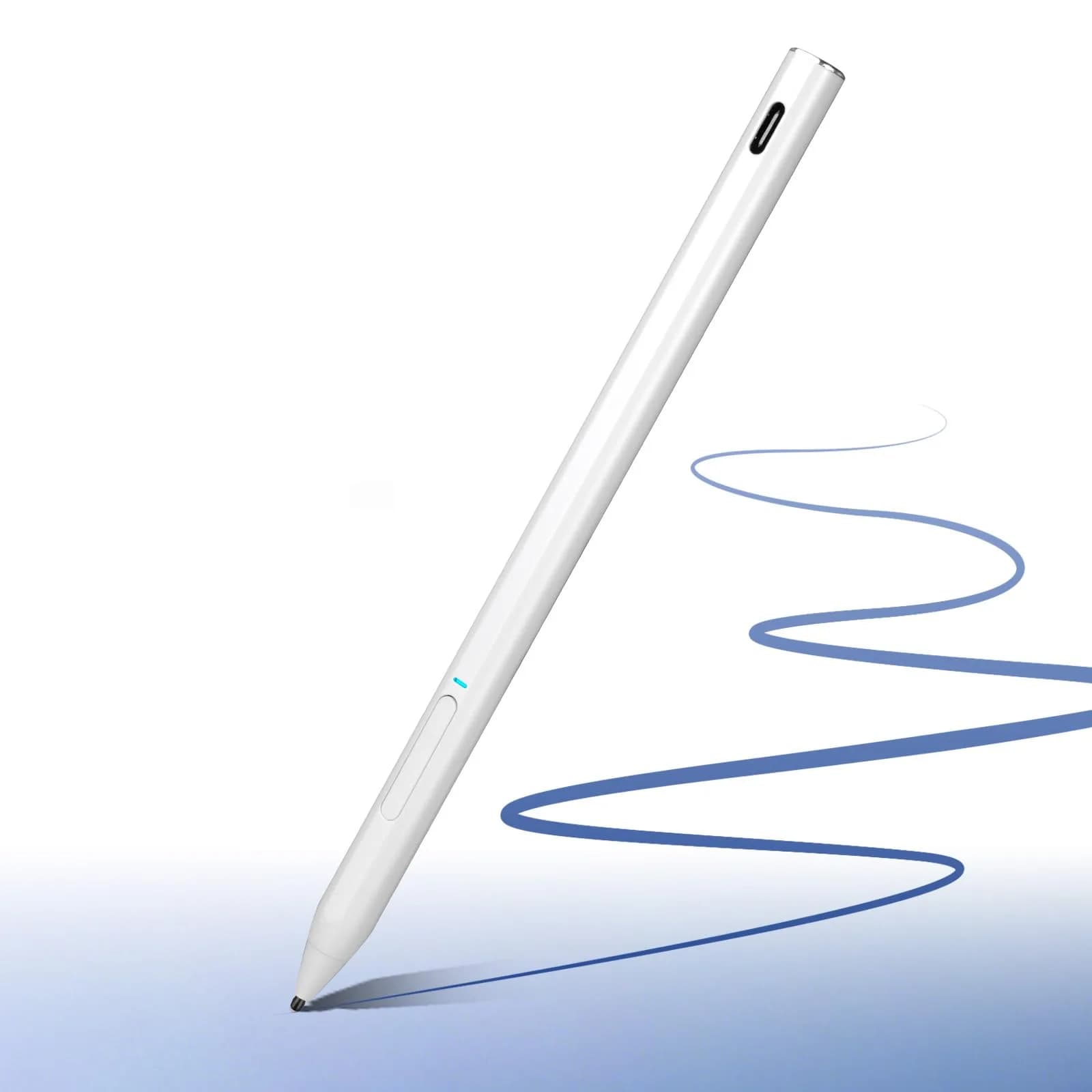 EVACH Rechargeable MPP 2.0 Tilt Pen for HP Laptops with 4096 Pressure Sensitivity, White