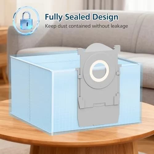 Lacvik 16 Dust Bags for ECOVACS DEEBOT X9 PRO OMNI, X8 PRO OMNI, T80 OMNI, T50 MAX PRO, T50 PRO, T50 OMNI, T30C OMNI, Yeedi M14 PLUS, S14 PLUS, S16 PLUS Robot Vacuum 3L Capacity thumbnail 6