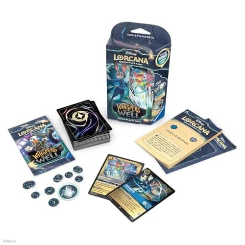Ravensburger Disney Lorcana TCG: Whispers in the Well Single-Player Deck - Sapphire & Steel | Engaging Disney Artwork for Ages 8+ thumbnail 1