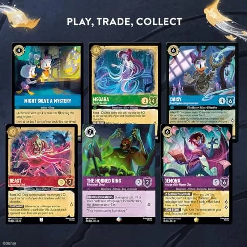Ravensburger Disney Lorcana TCG: Whispers in the Well Single-Player Deck - Sapphire & Steel | Engaging Disney Artwork for Ages 8+ thumbnail 4