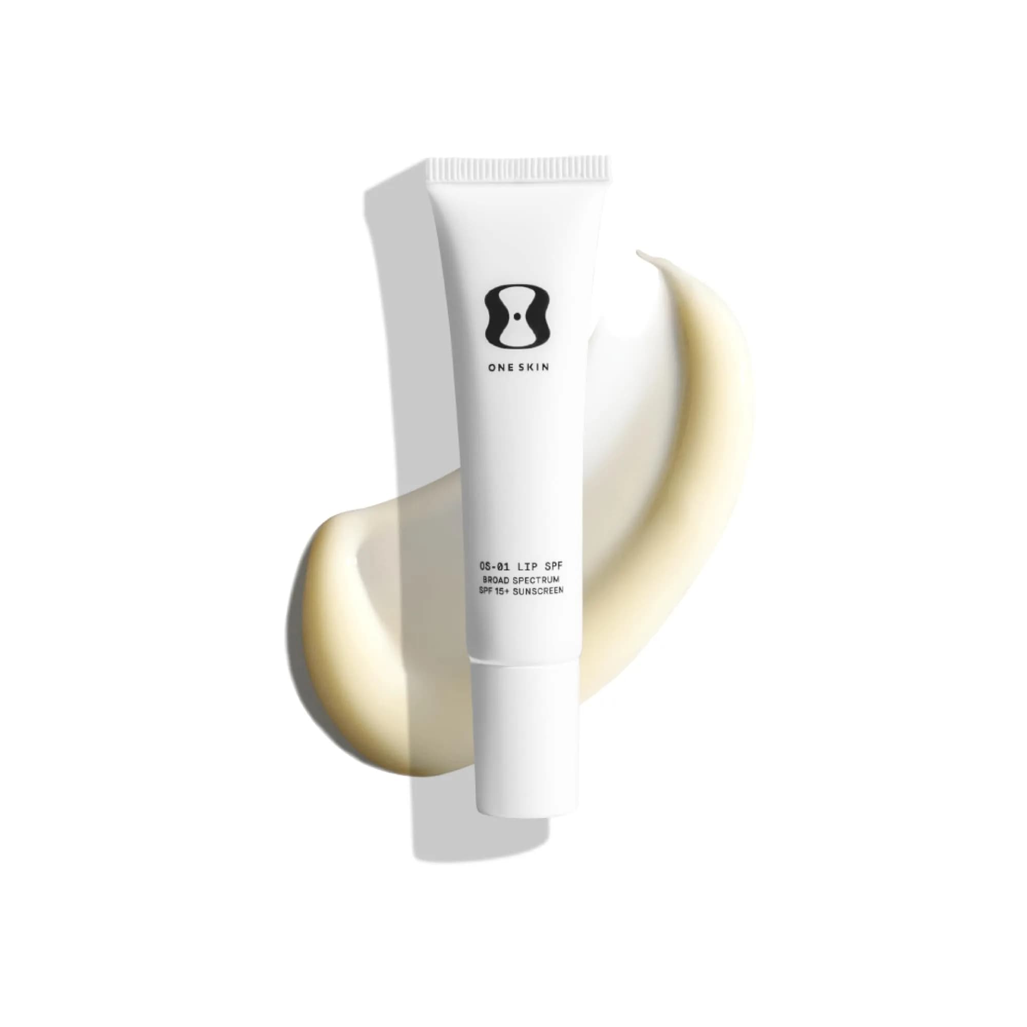 oneskin Lip SPF 15 Hydrating Balm | Broad Spectrum Mineral Sun Protection, Peptide Support, Unscented (70-120 chars) — Untinted
