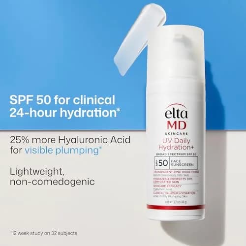 EltaMD UV Daily Hydration+ SPF 50 Face Sunscreen 50ml (1.7 Fl Oz) | Dermatologist Trusted for Dry, Dehydrated Skin - view 2