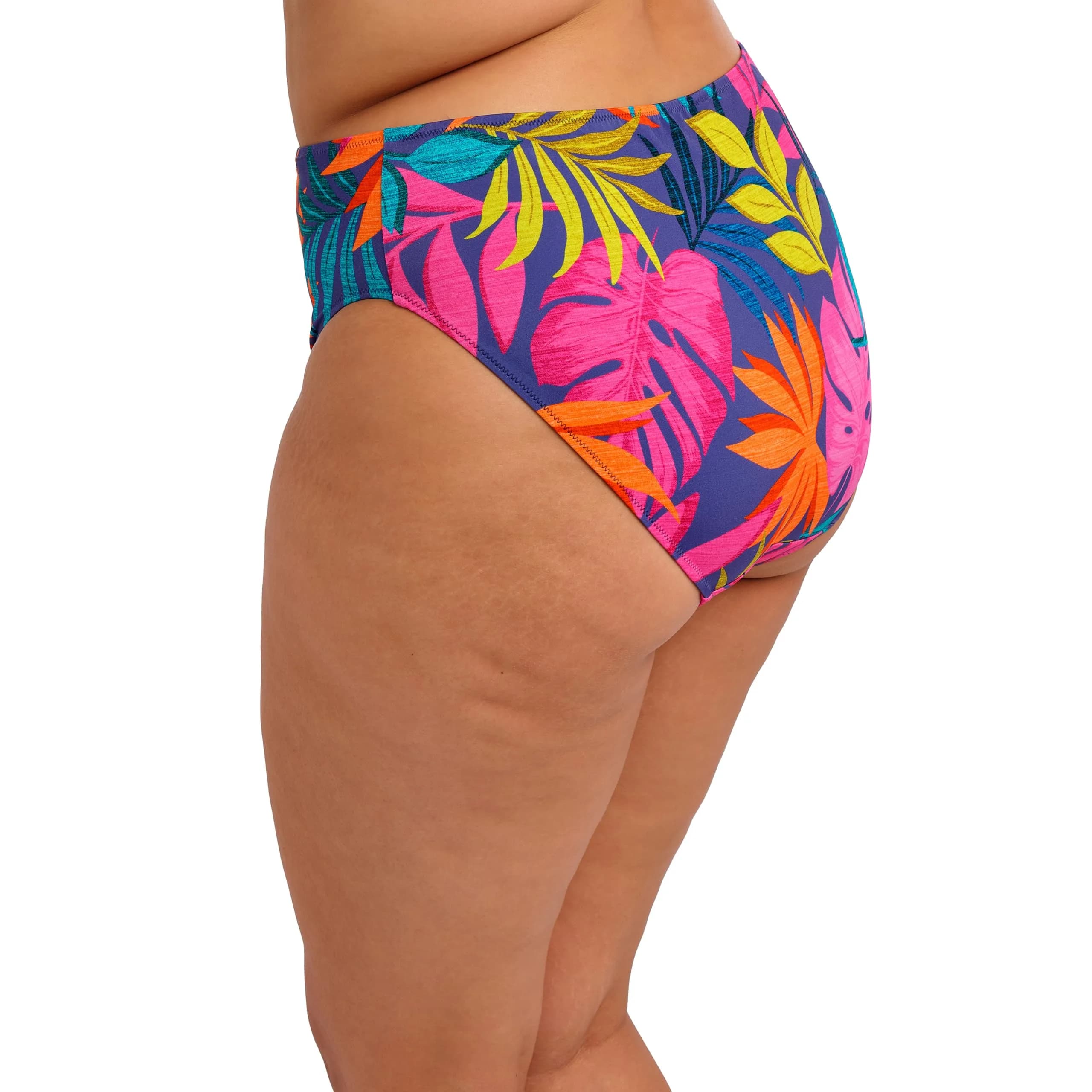 Elomi Swim Porto Rafti Mid Rise Bikini Brief Indigo 18 | Flattering, Supportive & Fully Lined — 18