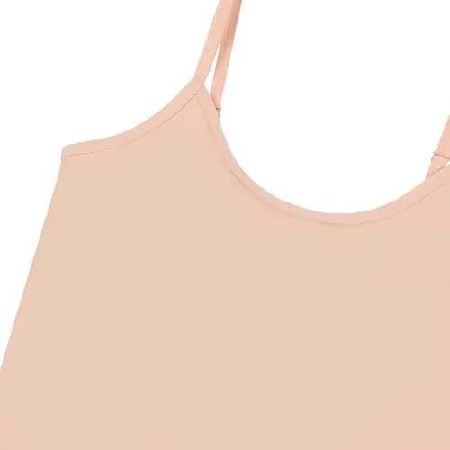Tahari Girls Basics 3-Pack Seamless Cami Undershirt Tank Top Set Pink, White, Nude | Versatile, Soft, Tag-Free Fit for Girls thumbnail 2