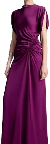 ALC Nadia Gown High Neck Zipper Back | Formal Jewel Purple Maxi Dress (0) thumbnail 5