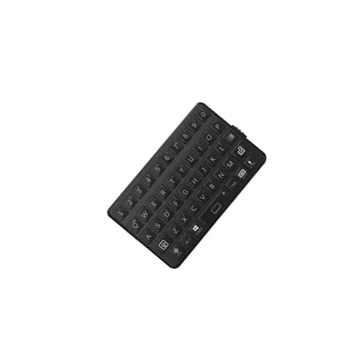 EXknight Mini Bluetooth Keyboard - Retro Clicky Style, Black | Compact Wireless Mechanical Keyboard for Tablets & Phones thumbnail 5