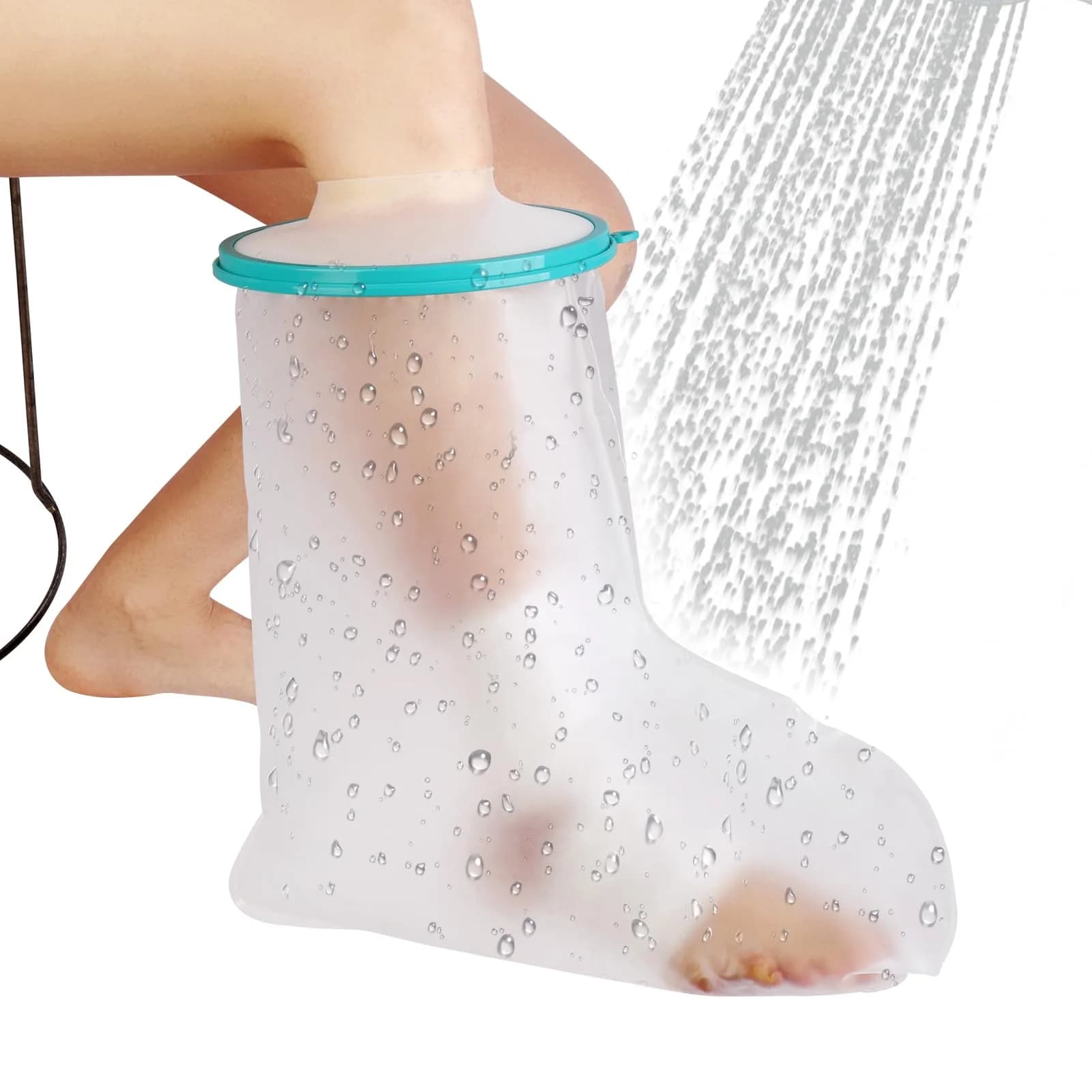 CIVJET Green Cast Cover for Foot | FDA Approved Medical Grade - main product image
