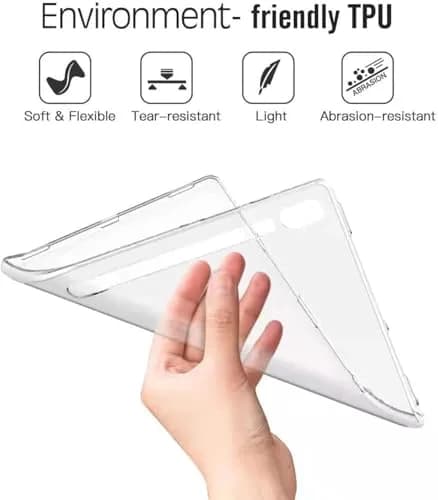 Ltezixal Transparent TPU Case for Samsung Galaxy Tab S11 Ultra/S12 Ultra | Anti-Scratch Drop Bumper thumbnail 3