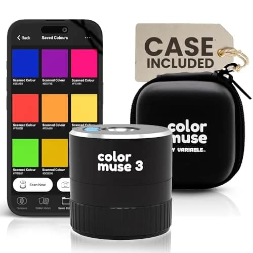 COLOR MUSE 3 Portable Color Matching and Paint Scanner Device with Case | Wireless Digital Colorimeter Sensor for Accurate Color thumbnail 1
