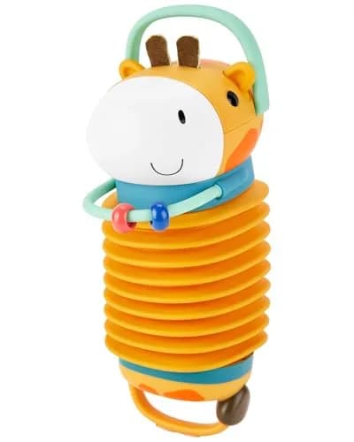 Skip Hop Accordion Musical Baby Toy, Jungle Beats Giraffe | Soft Rubber & Teething Friendly thumbnail 1
