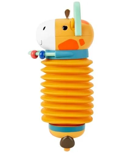 Skip Hop Accordion Musical Baby Toy, Jungle Beats Giraffe | Soft Rubber & Teething Friendly thumbnail 4
