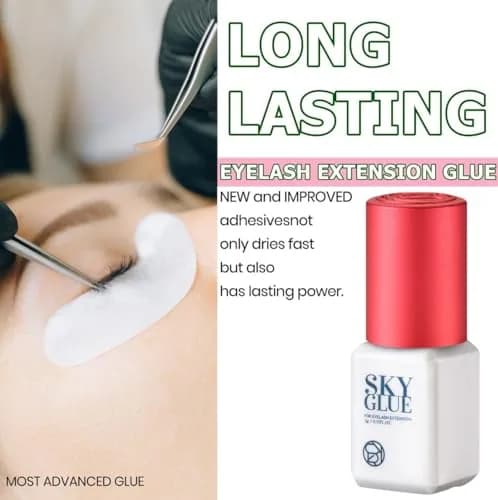 TUBeauty Sky Glue S+ Eyelash Extension Adhesive 5ml (0.17 Fl Oz) | Fast Drying 1-2s, 6-8 Weeks Retention thumbnail 6
