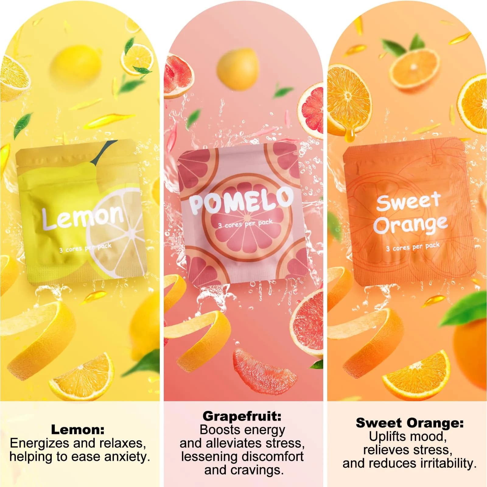 ASTOFLI Pomelo Orange Lemon Flavored Breathing Necklace for Quitting Smoking | 1 Unit thumbnail 4