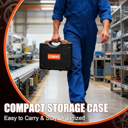 coobeast 320-Piece Metric & SAE Helical Thread Repair Kit with Titanium-Coated Drill Bits & HSS Taps | 3.08 kg (6.8 lb) thumbnail 8