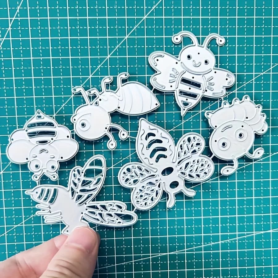 Trdxxx Bee Metal Cutting Dies 8.3cm (3.27") | Crafting & Card Making Stencil