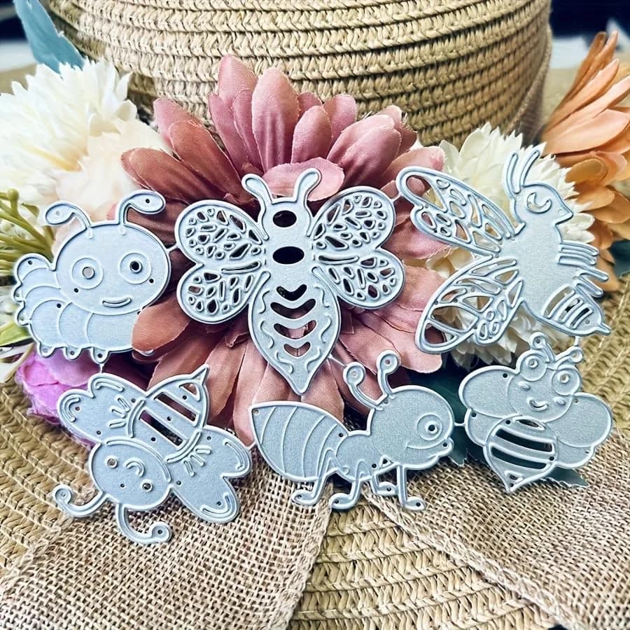 Trdxxx Bee Metal Cutting Dies 8.3cm (3.27") | Crafting & Card Making Stencil thumbnail 13