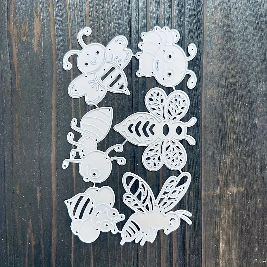 Trdxxx Bee Metal Cutting Dies 8.3cm (3.27") | Crafting & Card Making Stencil thumbnail 16