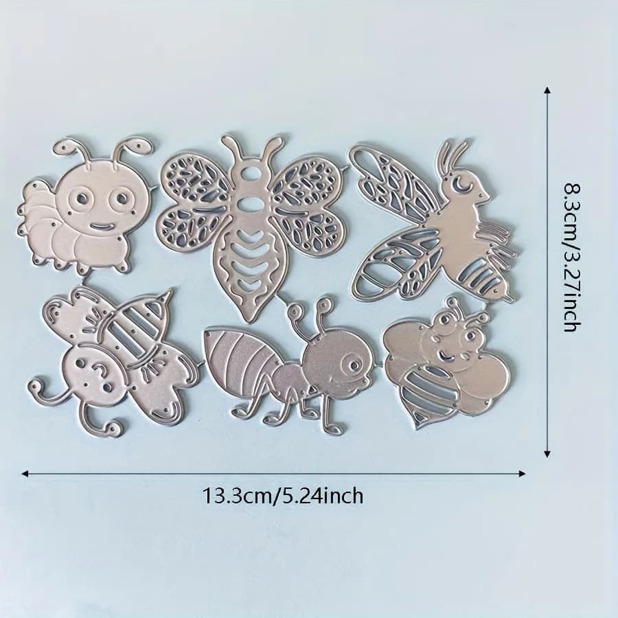 Trdxxx Bee Metal Cutting Dies 8.3cm (3.27") | Crafting & Card Making Stencil thumbnail 5