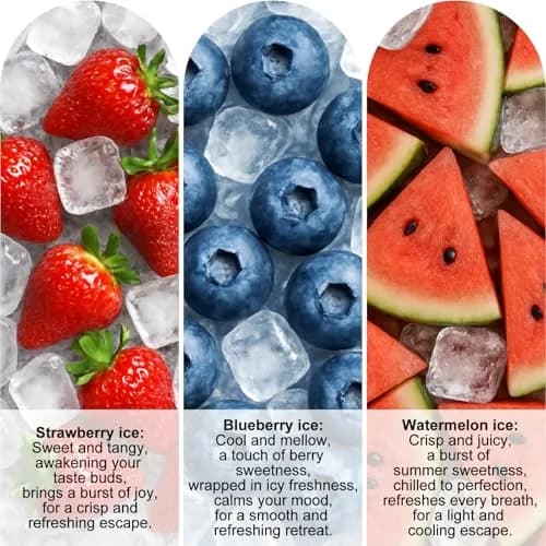 ASTOFLI Ice Fruits Flavoured Breathing Necklace with Resistance Filter & 3 Flavors | 24 inch (61 cm) Stainless Steel thumbnail 4