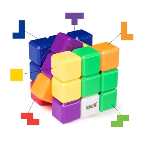 Rubik's Tetris Edition 3x3 Cube Shapeshifting Puzzle Game | Educational Puzzle for Kids 6-12 thumbnail 7