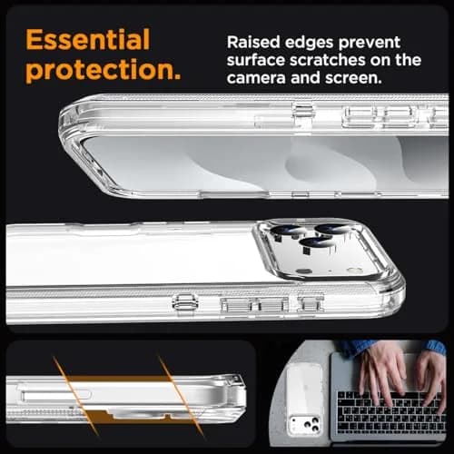 AICase for iPhone 17 Pro Max Case Clear 3 in 1 Heavy Duty Drop Protection 6.3" | Rugged Shockproof Full Body thumbnail 4