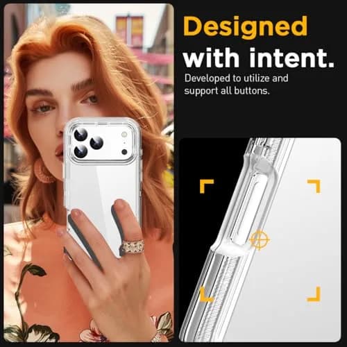 AICase for iPhone 17 Pro Max Case Clear 3 in 1 Heavy Duty Drop Protection 6.3" | Rugged Shockproof Full Body thumbnail 5