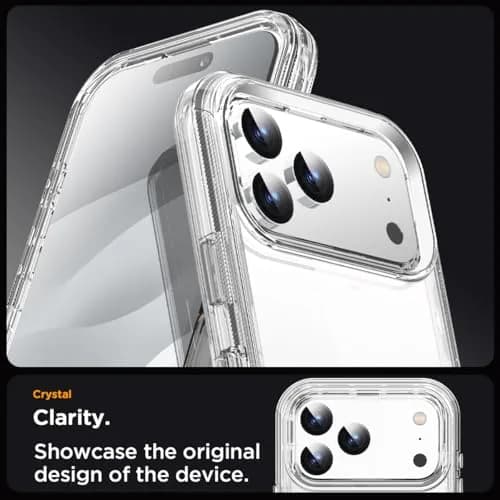 AICase for iPhone 17 Pro Max Case Clear 3 in 1 Heavy Duty Drop Protection 6.3" | Rugged Shockproof Full Body thumbnail 3