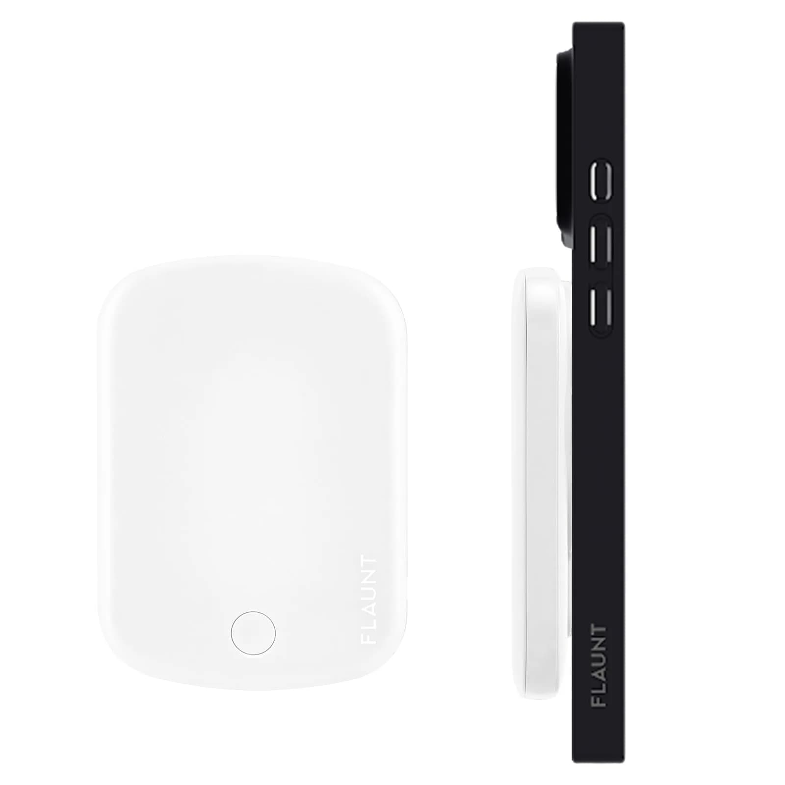 FLAUNT Wireless Power Bank 5000mAh | MagSafe & USB-C Portable Charger with LED Indicator