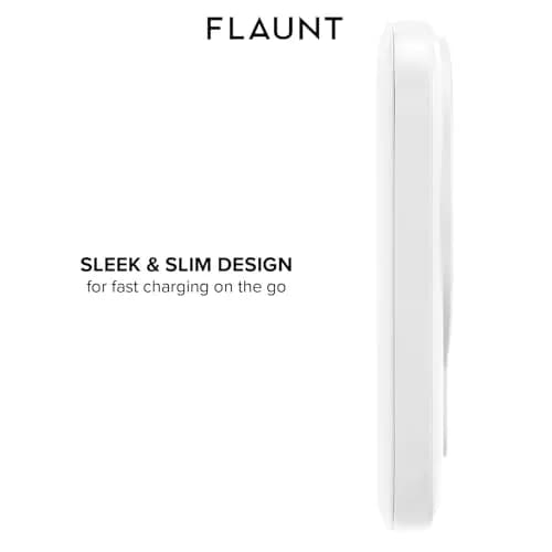 FLAUNT Wireless Power Bank 5000mAh | MagSafe & USB-C Portable Charger with LED Indicator thumbnail 3