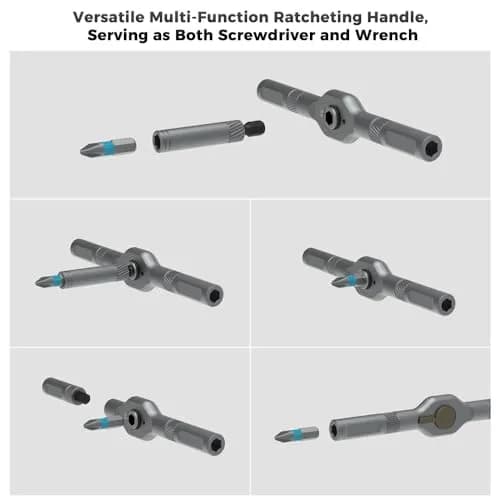 ANVANNA 42 in 1 Magnetic Screwdriver Set | Multi Bit, Compact & Portable (70-120 chars) thumbnail 5