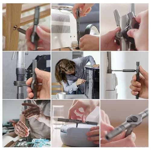 ANVANNA 42 in 1 Magnetic Screwdriver Set | Multi Bit, Compact & Portable (70-120 chars) thumbnail 7