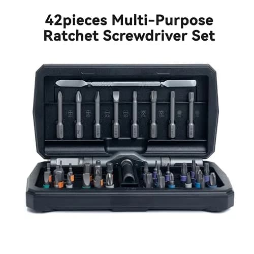 ANVANNA 42 in 1 Magnetic Screwdriver Set | Multi Bit, Compact & Portable (70-120 chars) thumbnail 2