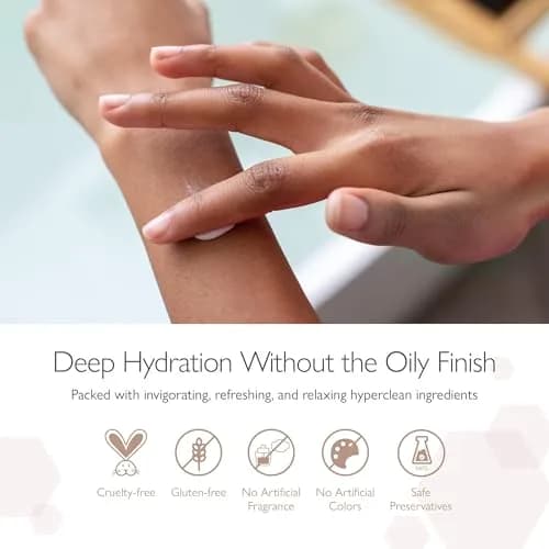 milk+honey No.46 Moisturizing Body Lotion, Sandalwood & Vetiver, 8 oz | Deep Hydration & Nourishment thumbnail 4