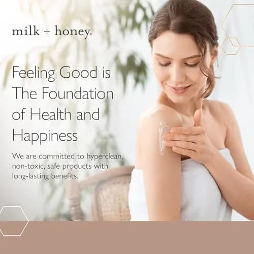 milk+honey No.46 Moisturizing Body Lotion, Sandalwood & Vetiver, 8 oz | Deep Hydration & Nourishment thumbnail 6