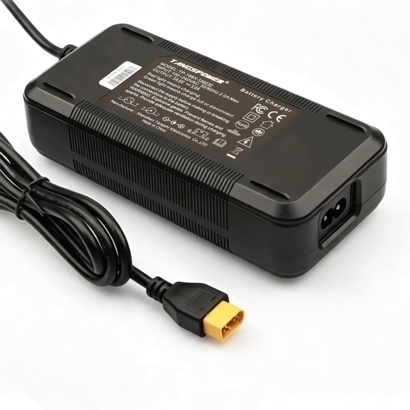 TANGSPOWER 54.6V 3A Lithium Battery Charger XT60 | Fast & Universal Power Supply - main product image