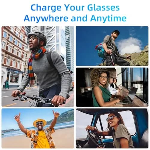 HIBLOKS Magnetic USB-C Charging Cable for Ray-Ban Meta & Oakley HSTN | Fast Magnetic Charging, 3.9ft, Durable TPE/TPU thumbnail 7