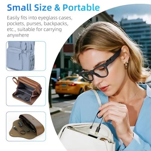 HIBLOKS Magnetic USB-C Charging Cable for Ray-Ban Meta & Oakley HSTN | Fast Magnetic Charging, 3.9ft, Durable TPE/TPU thumbnail 8