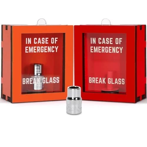 JULEASEL 10mm Emergency Socket Kit, 2 Pack Funny Car Guy Tool Gag Gifts Box | Humorous Garage Decor & Practical Tool thumbnail 1