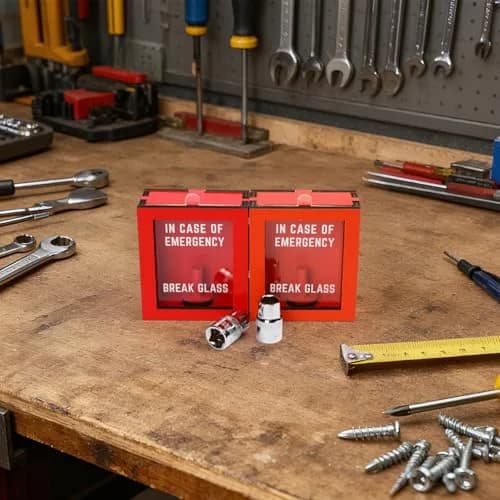 JULEASEL 10mm Emergency Socket Kit, 2 Pack Funny Car Guy Tool Gag Gifts Box | Humorous Garage Decor & Practical Tool thumbnail 6