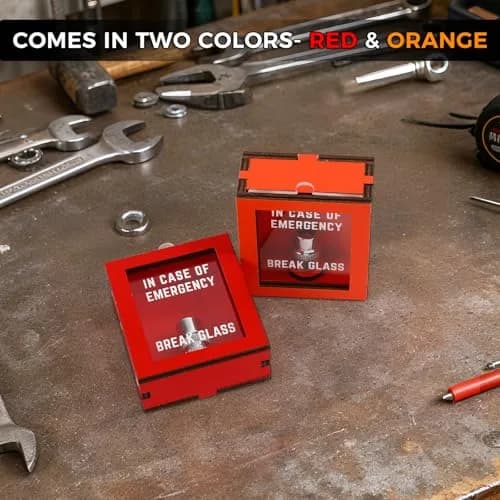 JULEASEL 10mm Emergency Socket Kit, 2 Pack Funny Car Guy Tool Gag Gifts Box | Humorous Garage Decor & Practical Tool thumbnail 2