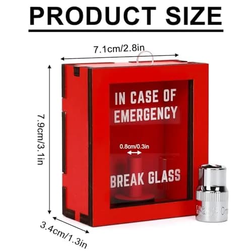 JULEASEL 10mm Emergency Socket Kit, 2 Pack Funny Car Guy Tool Gag Gifts Box | Humorous Garage Decor & Practical Tool thumbnail 3