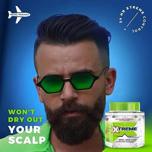 Xtreme Pro-Expert Hair Styling Gel - Clear, 24-Hour Hold, 6 Pack, 3.38 oz | Dependable Control & Shine thumbnail 6