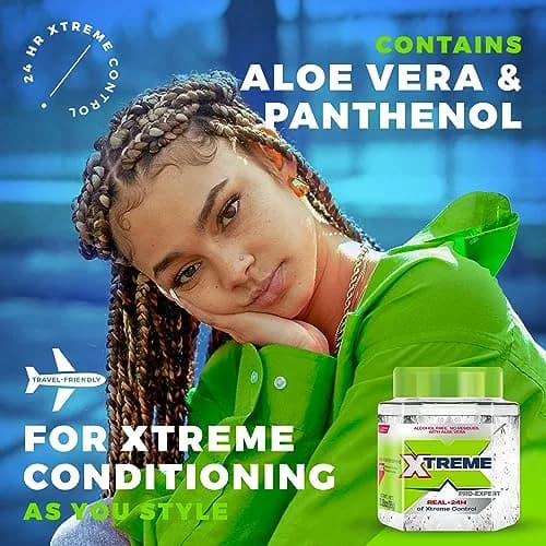 Xtreme Pro-Expert Hair Styling Gel - Clear, 24-Hour Hold, 6 Pack, 3.38 oz | Dependable Control & Shine thumbnail 7