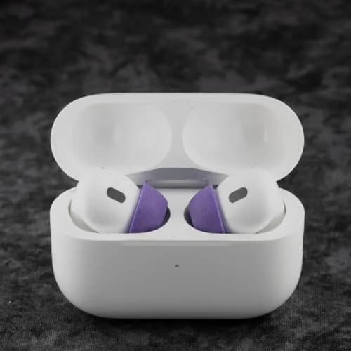 Comply TrueGrip MAX Premium Memory Foam Replacement Ear Tips for AirPods Pro 1 & 2, Small Purple (2 Pairs) | Superior Noise Isolation & All-Day Comfort thumbnail 5