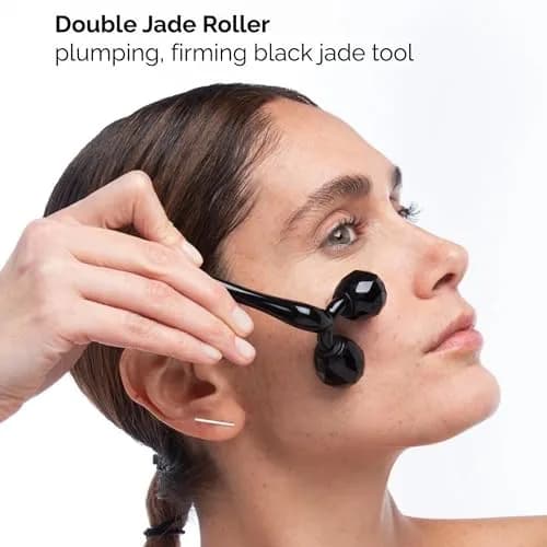 Skin Regimen Lx Jade Roller Massaging Firming Tool 67.7ml | Facial Contour & Tension Relief thumbnail 2