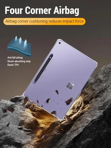 FJIASTB Clear Case for Microsoft Surface Pro 12 Inch 2025 | Transparent TPU Cover with Precise Cutouts thumbnail 7