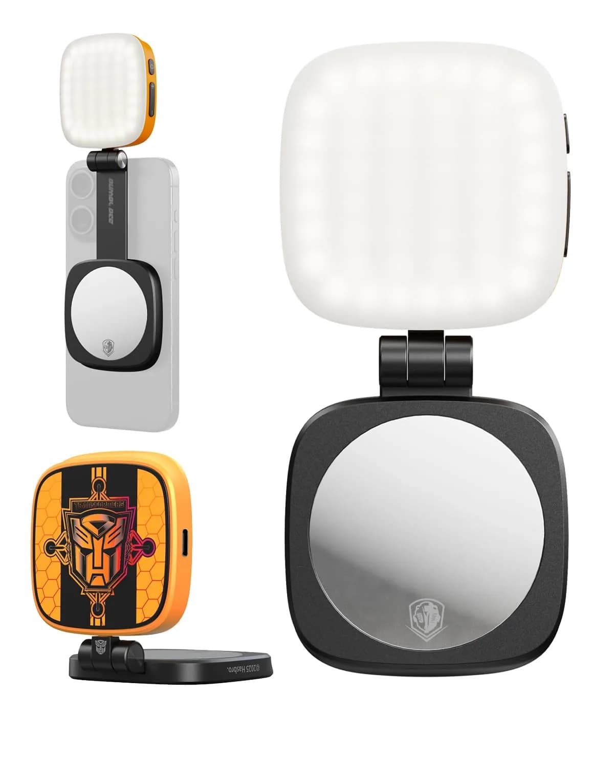 SmallRig Vibe P48 LED Video Light with Mirror | Magnetic Mount, 2700K-5600K Bi-Color, 360° Coverage - main product image