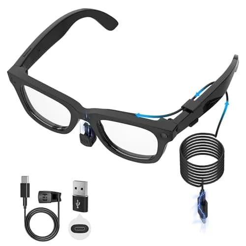 RCstyle Charging Cable for Ray-Ban Meta Smart Glasses 1.2m (3.9ft) | Type-A Interface Converter Included thumbnail 1