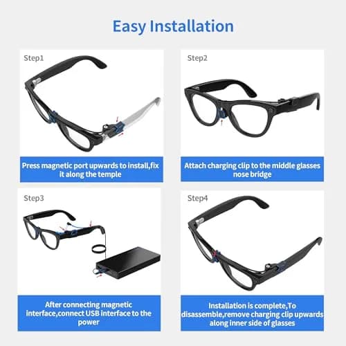 RCstyle Magnetic Charging Cable for Ray-Ban Meta Gen 2/1 & Oakley Meta HSTN 1.2m (3.9ft) | Fast Charging for Smart Glasses thumbnail 7